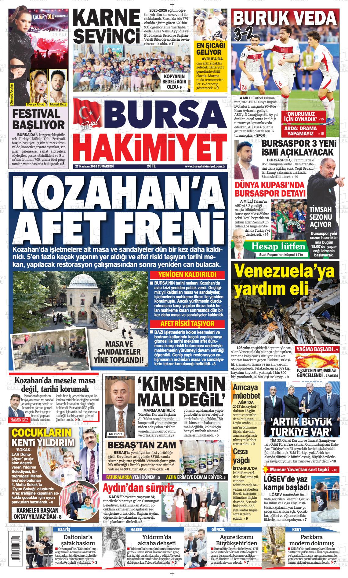 BURSA HAKİMİYET