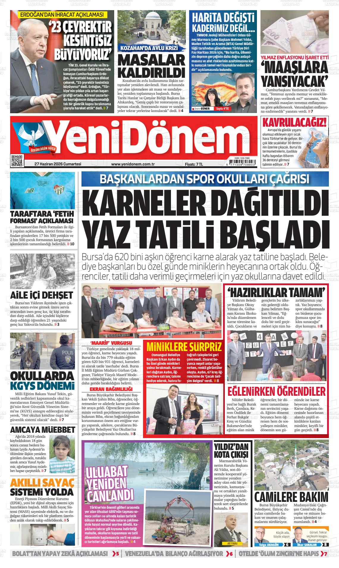 YENİ DÖNEM