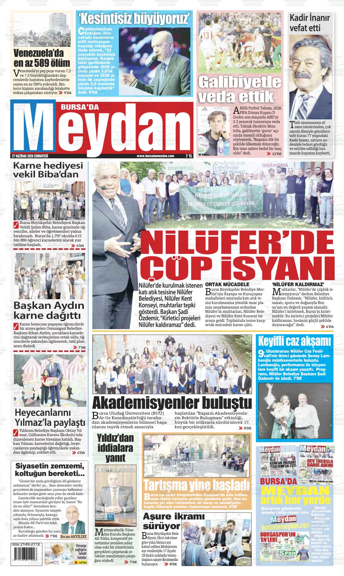 BURSA'DA MEYDAN