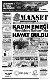 KAHRAMANMARAŞ MANŞET